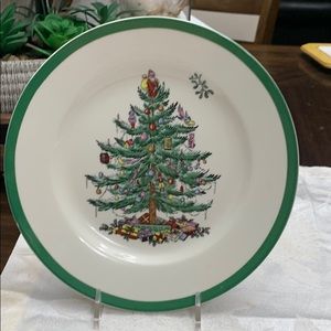 Christmas Spode salad plate
